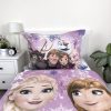 Disney Frozen Pink-purple bedding cover 140×200cm, 70×90 cm