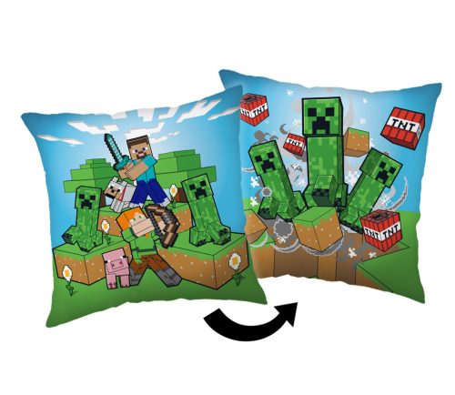 Minecraft Creeper Chaos decorative pillow 40x40 cm