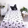 Dog Border Collie bedding cover 140×200cm, 70×90 cm