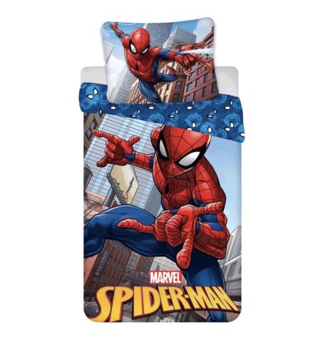 Spiderman Blue children's bedding set 100×135 cm, 40×60 cm