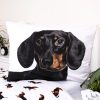 Dog Dachshund bedding cover 140×200cm, 70×90 cm