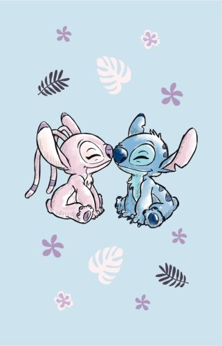 Disney Lilo and Stitch Light blue hand towel, face towel, towel 30x50cm