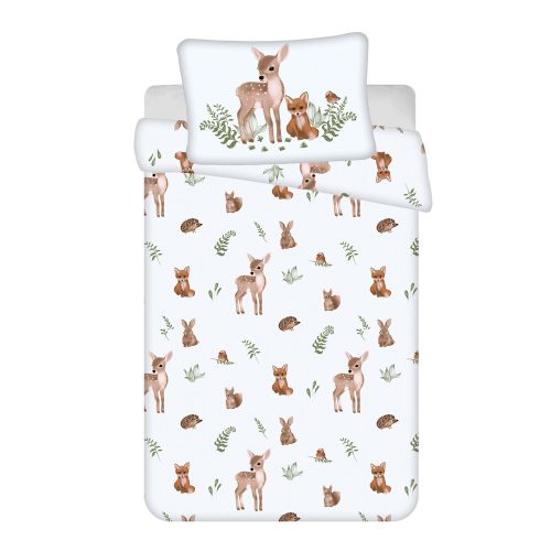 Animals Fawn & Fox children's bedsheet cover 100×135cm, 40×60 cm