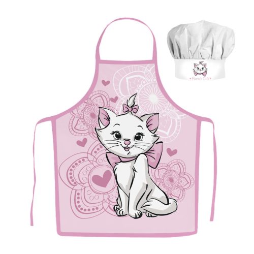 Disney Marie Aristocat cat children's apron 2-piece set