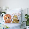 Dinosaur Friends children's bedding set 100×135cm, 40×60 cm