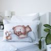 Bear Plane, Children's Bedding Set 100×135cm, 40×60 cm