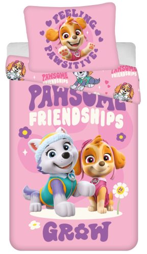 Paw Patrol Pawsitive  microfibre bed linen 140×200cm, 70×90 cm