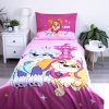 Paw Patrol Pink Love bedding set 140x200cm, 70x90 cm microfibre