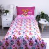 Paw Patrol Pink Love bedding set 140x200cm, 70x90 cm microfibre