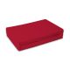 Colour Red Red Terry Fitted Sheet 180x200 cm