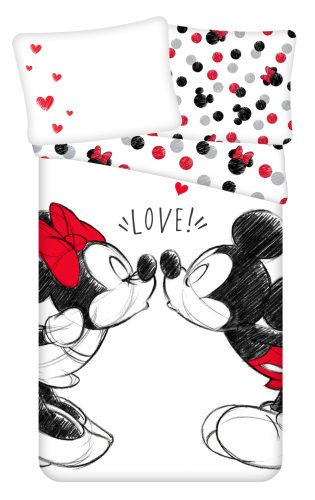 Disney Minnie  and Mickey bedding set 140×200cm, 70×90 cm