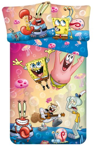 SpongeBob Party bedding cover 140×200cm, 70×90 cm microfibre