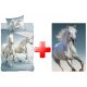 Horses bedding set and polar blanket set