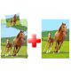 Horses bedding set and polar blanket