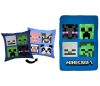 Minecraft pillow and blanket set