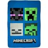 Minecraft pillow and blanket set