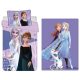 Disney Frozen Purple children's bedding cover and polar blanket set