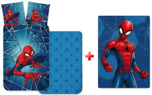 Spiderman Dynamic  children's bedding set and fleece blanket