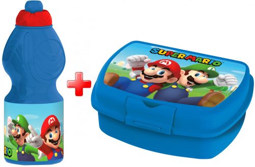 Super Mario Luigi  bottle and sandwich box set