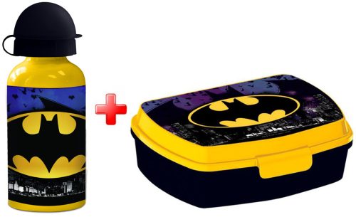 Batman Sky bottle and lunchbox set