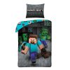 Minecraft Miner Bedding Cover and Polar Blanket Set