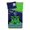 Minecraft Sssleep Tight bedding set and polar blanket