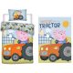 Peppa Pig George's Tractor children's bedding cover and fleece blanket set