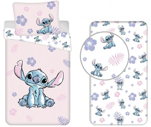 Disney Lilo and Stitch Pink bedding and fitted sheet set