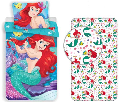 Disney Princess Ariel bedding set with fitted sheet