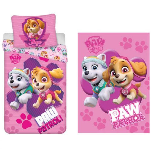 Paw Patrol Call  children's bedding and fleece blanket set