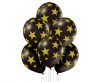 Colour Black Star, Star Balloon, Balloon Set 6 pcs 30 cm (12 inch)