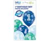 Happy Birthday Boy First Birthday Balloon, 6 pcs 12 inch (30cm)