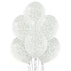 Love White Hearts Heart balloon, 6 pcs 12 inch (30 cm)