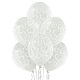 Love White Hearts Heart balloon, 6 pcs 12 inch (30 cm)