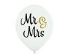 Wedding Mr & Mrs balloon set of 6 pieces 12 inch (30cm)