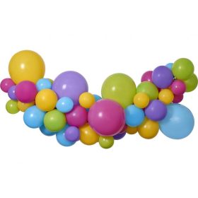 6 Ballons Confettis Multicolores - Olili