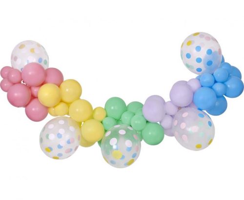 Colour Macaron balloon, balloon garland set 65 pcs