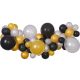 Baby Silver-Gold-Black Colorful balloon, balloon garland set 65 pcs