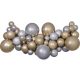 Colour Silver-Gold balloon, garland balloon set 65 pcs