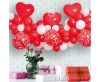 Love Red balloon, garland set 65 pieces