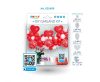 Love Red balloon, garland set 65 pieces