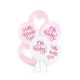 Baby Oh Girl Pastel Balloon, 6 pcs 12 inch (30cm)