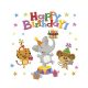 Happy Birthday Animals Happy Birthday napkins 20 pcs 33x33 cm