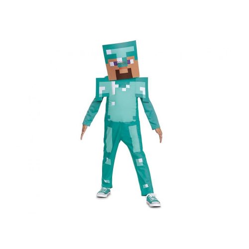 Minecraft Steve Diamond costume 7-8 years