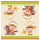 Indian Indian Party Party Napkin 20 pcs 33x33 cm