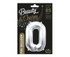 Number Silver, Silver Number 0 Foil Balloon 85 cm