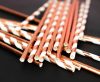 Colour Rose Gold paper straw 24 pcs