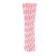 Colour Light Pink Polka Dots Pink Paper Straw Set of 24