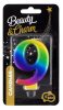 Number Galaxy Colorful number 9 birthday candle, cake candle