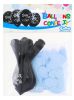 Party Boy or Girl, Balloon filled with blue confetti, 4 pcs 12 inch (30 cm)